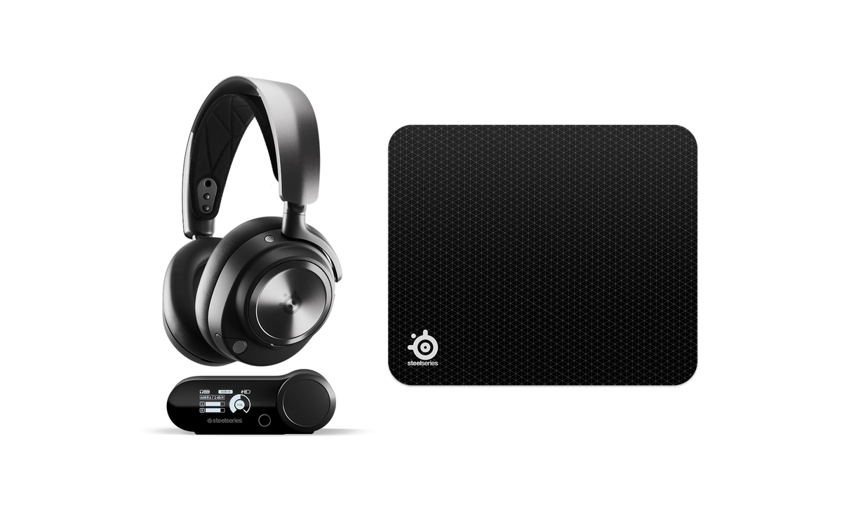 Arctis Nova Pro Wireless for PC & PlayStation + QcK Vector